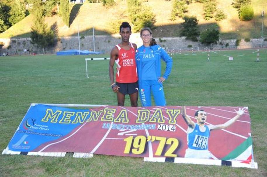 A Siena per il Mennea day: la tricolore Irene Siragusa e l’azzurrino Yohannes Chiappinell
